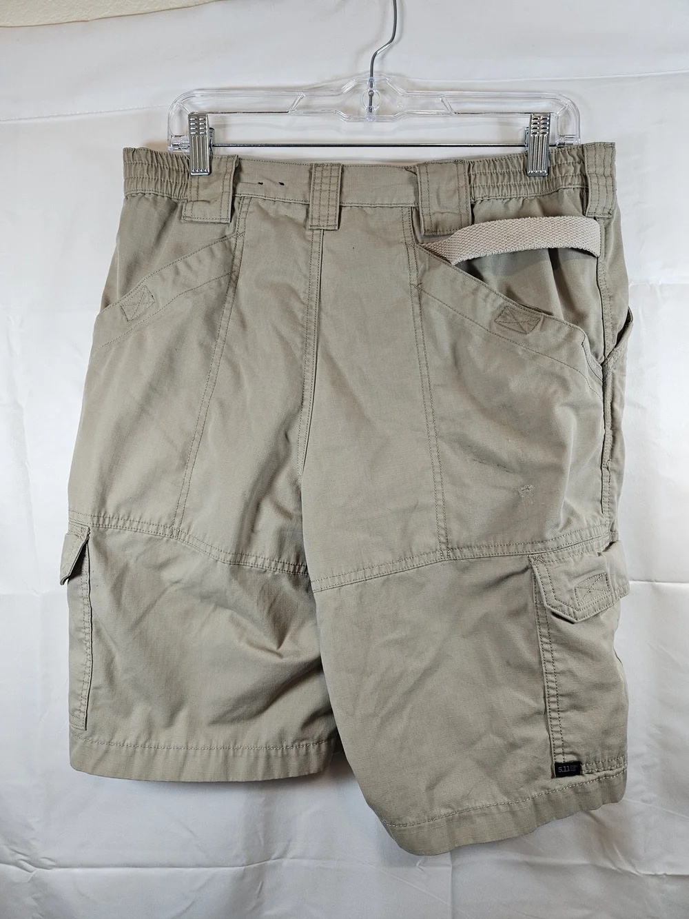 5.11 Tactical Tan Cargo Shorts 8 Pocket Utility Hiking Camping Fisherman
